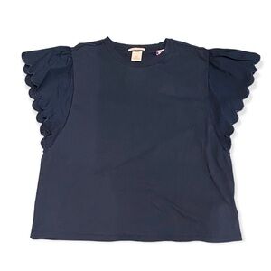 Scotch & Soda Girls T-Shirt Navy 8 10 12 NWT